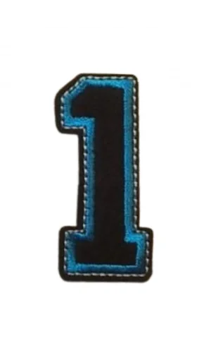 Aplike Ütü İle Yapışan 1 Rakamı Arma 2x4 cm
