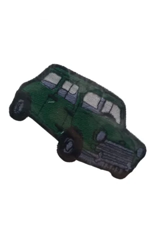 Aplike Ütü İle Yapışan Araba Yeşil 1969 Arma 3x4 cm