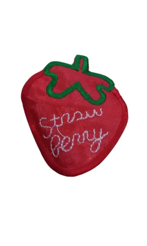 Aplike Ütü İle Yapışan Büyük Çilek Desen