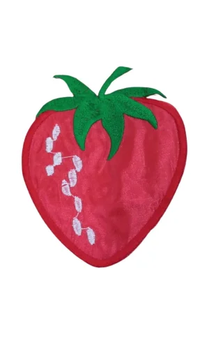 Aplike Ütü İle Yapışan Çilek Desen