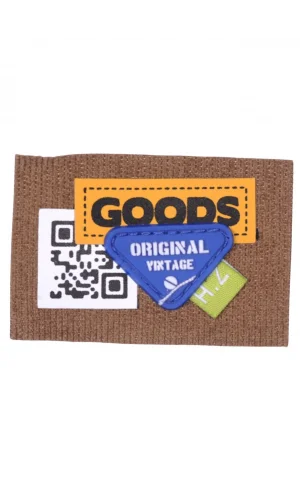 Aplike Ütü İle Yapışan Goods Yazılı Arma 4x4 cm