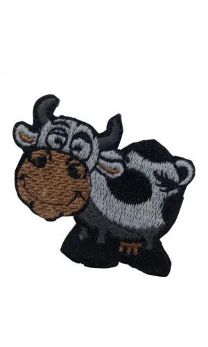 Aplike Ütü İle Yapışan İnek Arma 4x4 cm