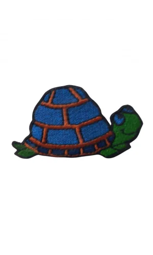 Aplike Ütü İle Yapışan Kaplumbağa Arma 4x3 cm
