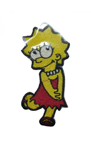 Aplike Ütü İle Yapışan Simpson Lisa Arma 6x2,5 cm