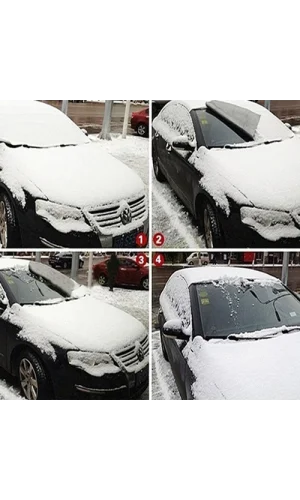 Araç Ön Cam Buzlanma Önleyici Branda