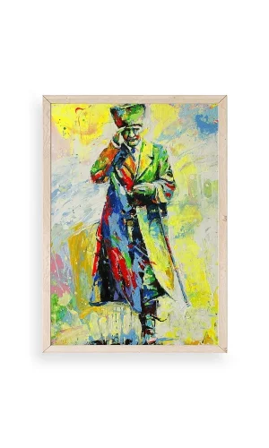 Atatürk Ahşap Çerçeveli Tablo
