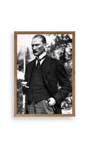 Atatürk Ahşap Çerçeveli Tablo