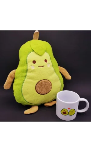 Avokado Yastık ve Kupa Seti