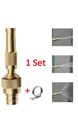 AYARLANABILIR BASINÇLI HORTUM BAŞLIĞI GOLD