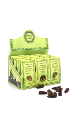 Ayurvedic Konik (Geri Akış) Tütsü Nag Champa Aromalı