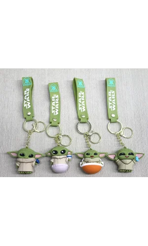 Baby Yoda Silikon Anahtarlık