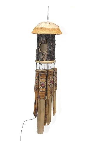Bambu Kuş Yuvalı Rüzgar Çanı