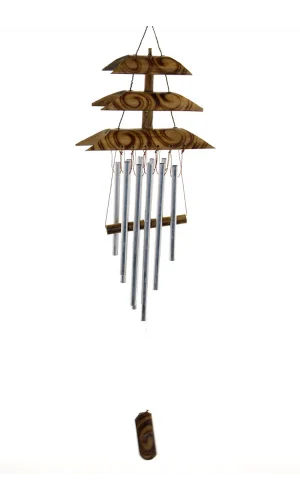 Bambu Metal Çanlı Rüzgar Çanı