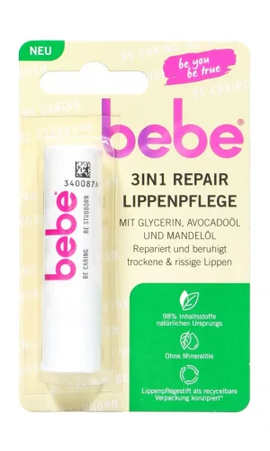 Bebe Zartpflege 3 in 1 Onarıcı Dudak Bakım Kremi