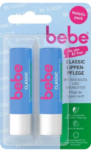 Bebe Zartpflege Hassas Çocuk Dudak Bakım Balsamı 2li - Klasik