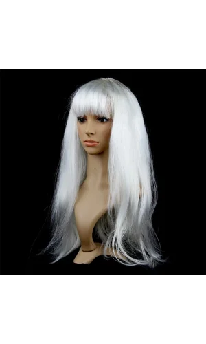 Beyaz Renk Peruk Saç