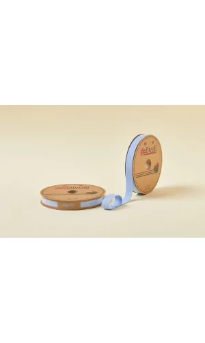 Biye Koton Katlı D07 Açık Mavi 2 cm 25 Metre %65 Koton %35 Polyester