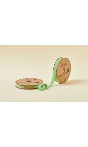 Biye Koton Katlı D09 Yeşil 2 cm 25 Metre %65 Koton %35 Polyester