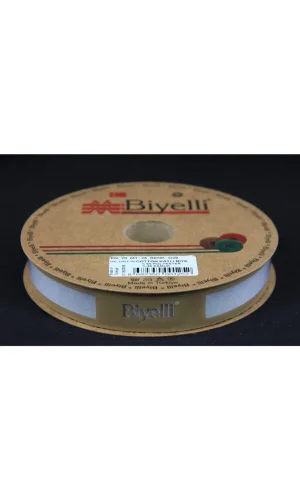 Biye Koton Katlı D29 Gri 2 cm 25 Metre %65 Koton %35 Polyester