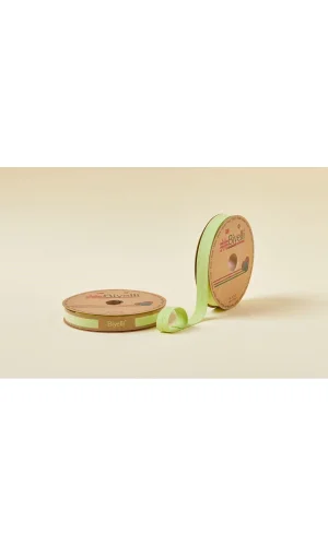 Biye Koton Katlı D31 Fıstık Yeşili 2 cm 25 Metre %65 Koton %35 Polyester