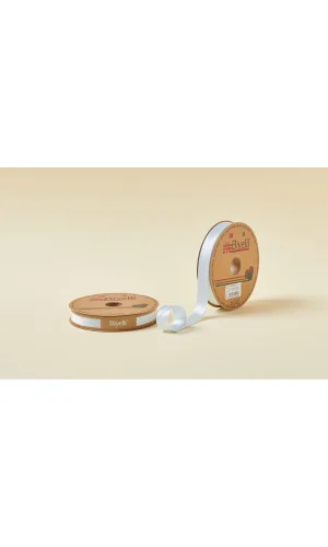 Biye Saten Katlı 003 Açık Mavi 2 cm 25 Metre %100 Polyester