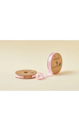 Biye Saten Katlı 007 Pembe 2 cm 25 Metre %100 Polyester