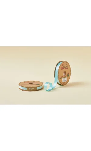 Biye Saten Katlı 010 Mint Yeşili 2 cm 25 Metre %100 Polyester