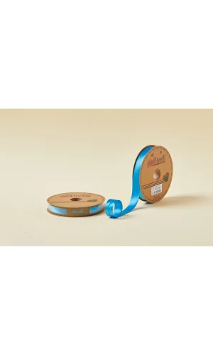 Biye Saten Katlı 015 Turkuaz 2 cm 25 Metre %100 Polyester