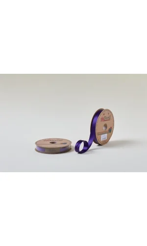 Biye Saten Katlı 019 Koyu Mor 2 cm 25 Metre %100 Polyester