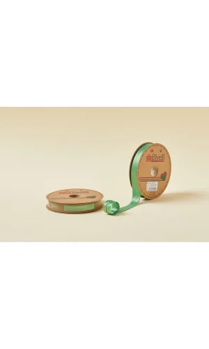 Biye Saten Katlı 026 Yeşil 2 cm 25 Metre %100 Polyester