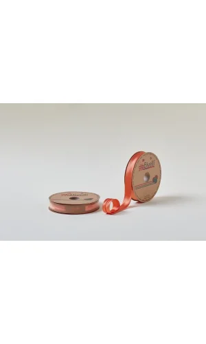 Biye Saten Katlı 028 Turuncu 2 cm 25 Metre %100 Polyester