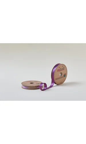 Biye Saten Katlı 083 Mürdüm 2 cm 25 Metre %100 Polyester