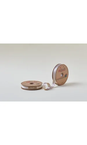 Biye Saten Katlı 089 Açık Taş 2 cm 25 Metre %100 Polyester