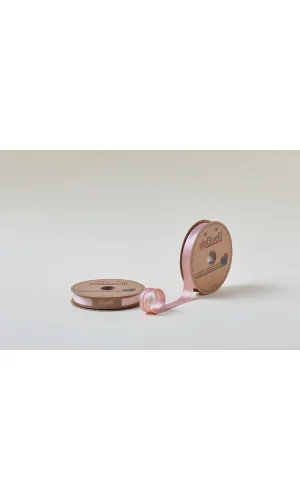 Biye Saten Katlı 097 Pudra 2 cm 25 Metre %100 Polyester