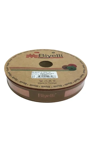 Biye Simli Katlı 301 2 cm 25 Metre %50 Simli % 50 Polyester