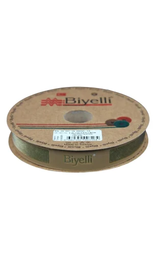 Biye Simli Katlı Ta 2 cm 25 Metre %50 Simli % 50 Polyester