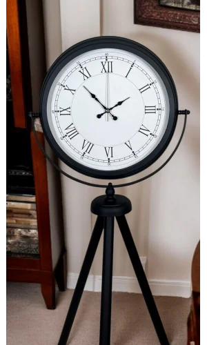 Black Elite Tripod Ayaklı Saat