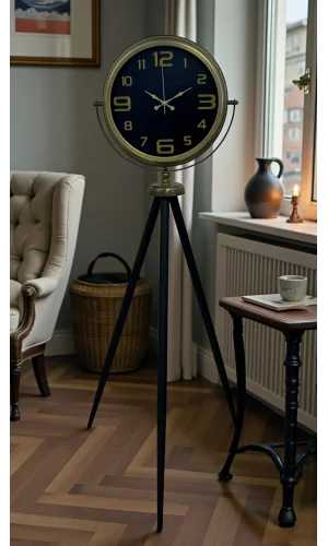 Black Noble Eskitme Tripod Ayaklı Saat