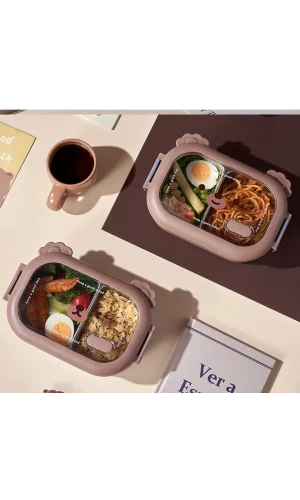 Bölmeli Paslanmaz Çelik Yemek Kutusu