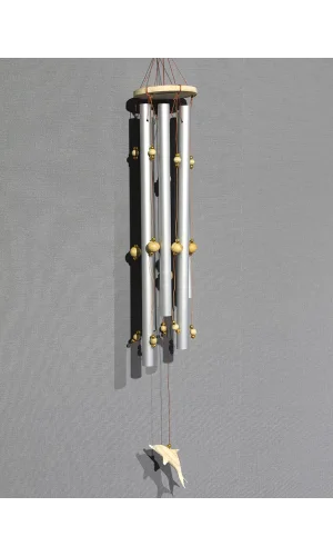 Boncuklu Metal Rüzgar Çanı Model 2