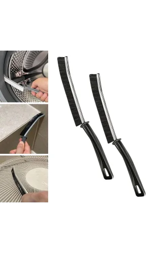 BUFFER® 2li Çok Amaçlı Multi Ince Temizlik Fırçası Derz Arası Banyo Mutfak Lavabo Detay Temizleme Fırçası