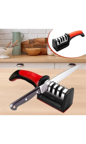 BUFFER®  4 Aşamaları Kaymaz Taban Hızlı Bıçak Makas Bileme Aracı