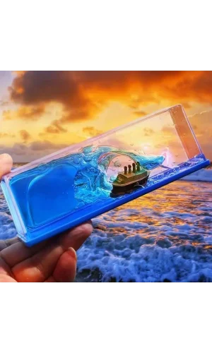 BUFFER®  Batmayan Gemi Hediyelik Dekoratif Ev ve Ofis Hediyesi Özel Aşk Gemisi