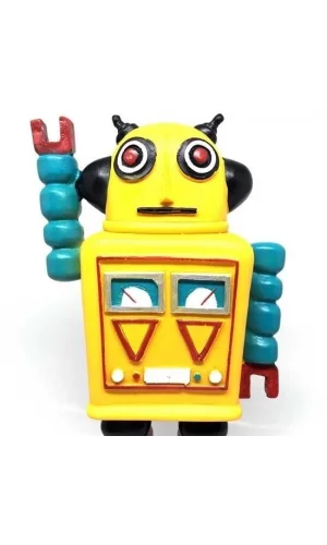 BUFFER® Decotown Nostaljik Sevimli Uzaylı Robot Şeklinde Figür Biblo