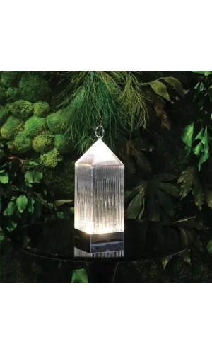 BUFFER® Fener Model USB Şarjlı Dokunmatik 3 Farklı Işık Modlu Masa Üstü Kristal Akrilik Lamba Led