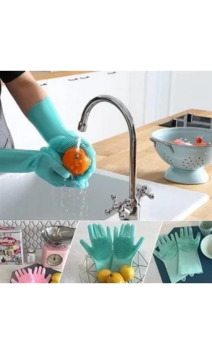 BUFFER® Isıya Dayanıklı Pratik Sihirli Silikon Bulaşık Yıkama Eldiveni