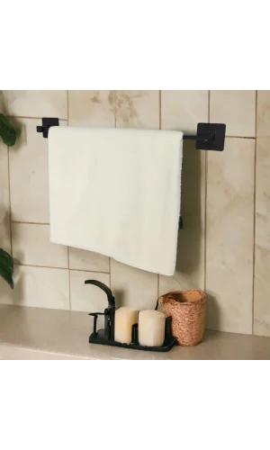 BUFFER® Kendiliğinden Yapışkanlı Siyah Çubuk Havluluk