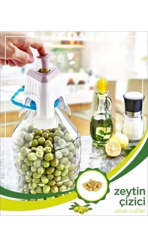 BUFFER® Kolay Zeytin Dilme Çizme Aparatı Pratik Kolay Zeytin Çizici Alet