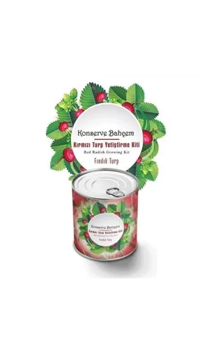 BUFFER® Konserve Bahçem Evde Konservede Fındık Turp Yetiştirme Kiti
