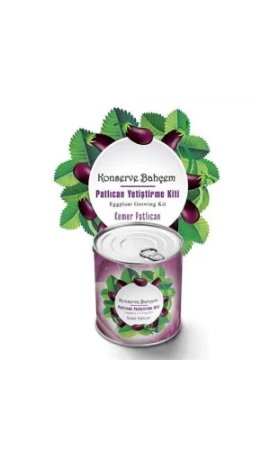 BUFFER® Konserve Bahçem Evde Konservede  Kemer PatlıcanYetiştirme Kiti